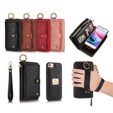 Multifunctional fashion zipper bag iPhoneX phone case
