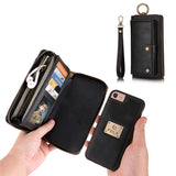 Multifunctional fashion zipper bag iPhoneX phone case