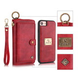 Multifunctional fashion zipper bag iPhoneX phone case