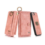 Multifunctional fashion zipper bag iPhoneX phone case