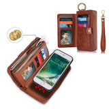 Multifunctional fashion zipper bag iPhoneX phone case