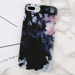 USLION Gold Plating Marble Case For iPhone 7 Plus Stone Image Phone Cases Ultra Thin Hard PC Back Cover For iPhone7 8 6 6s Plus