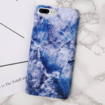 USLION Gold Plating Marble Case For iPhone 7 Plus Stone Image Phone Cases Ultra Thin Hard PC Back Cover For iPhone7 8 6 6s Plus