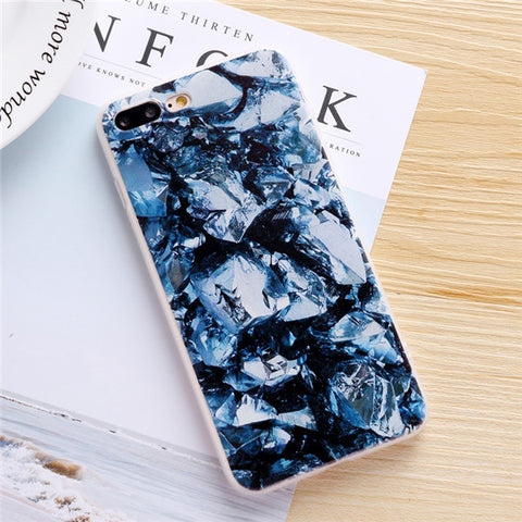 Indigo Marble Case