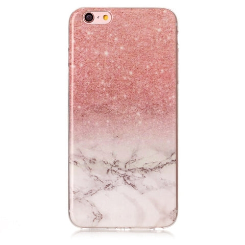 Rose Gold Marble Case