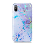 Holo Marble Case - White