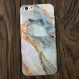 Kerzzil Luxury Marble Stone Cases For iPhone 7 6 6S Plus Painted Soft Silicone Cover Back For iPhone X 6 6S 8 Plus Coque