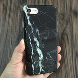 Kerzzil Luxury Marble Stone Cases For iPhone 7 6 6S Plus Painted Soft Silicone Cover Back For iPhone X 6 6S 8 Plus Coque