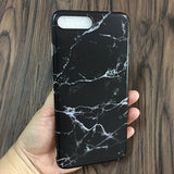 Kerzzil Luxury Marble Stone Cases For iPhone 7 6 6S Plus Painted Soft Silicone Cover Back For iPhone X 6 6S 8 Plus Coque