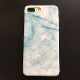 Kerzzil Luxury Marble Stone Cases For iPhone 7 6 6S Plus Painted Soft Silicone Cover Back For iPhone X 6 6S 8 Plus Coque