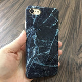 Kerzzil Luxury Marble Stone Cases For iPhone 7 6 6S Plus Painted Soft Silicone Cover Back For iPhone X 6 6S 8 Plus Coque