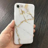 Kerzzil Luxury Marble Stone Cases For iPhone 7 6 6S Plus Painted Soft Silicone Cover Back For iPhone X 6 6S 8 Plus Coque
