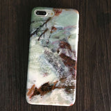 Kerzzil Luxury Marble Stone Cases For iPhone 7 6 6S Plus Painted Soft Silicone Cover Back For iPhone X 6 6S 8 Plus Coque