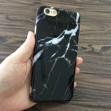 Kerzzil Luxury Marble Stone Cases For iPhone 7 6 6S Plus Painted Soft Silicone Cover Back For iPhone X 6 6S 8 Plus Coque