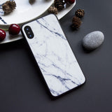 White / Black Marble Case For iphone