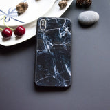 White / Black Marble Case For iphone